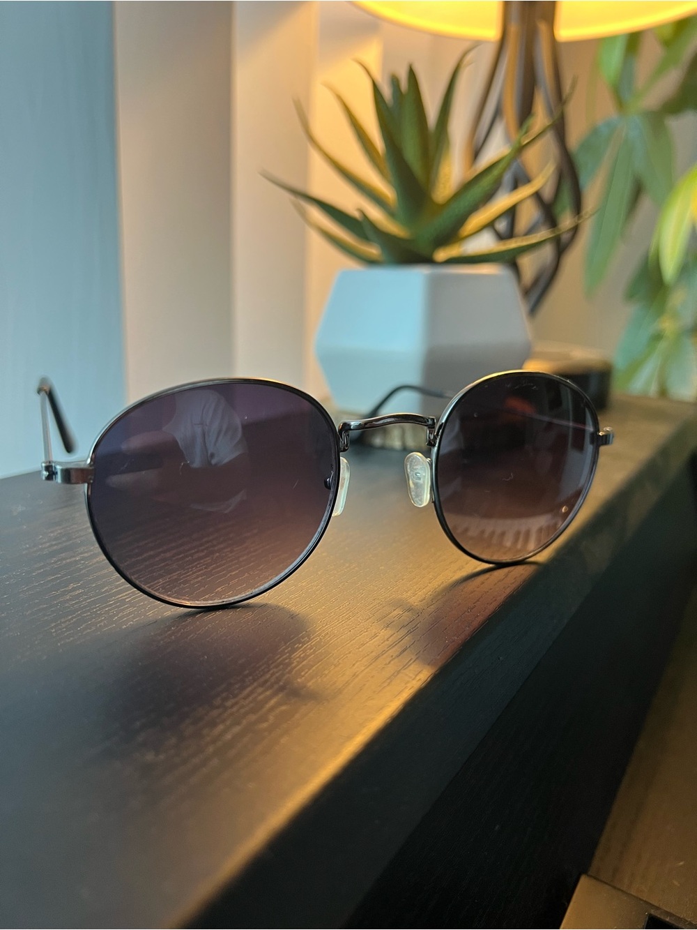 VINTAGE MENS ROUND SUNGLASSES - Picture 9 of 9